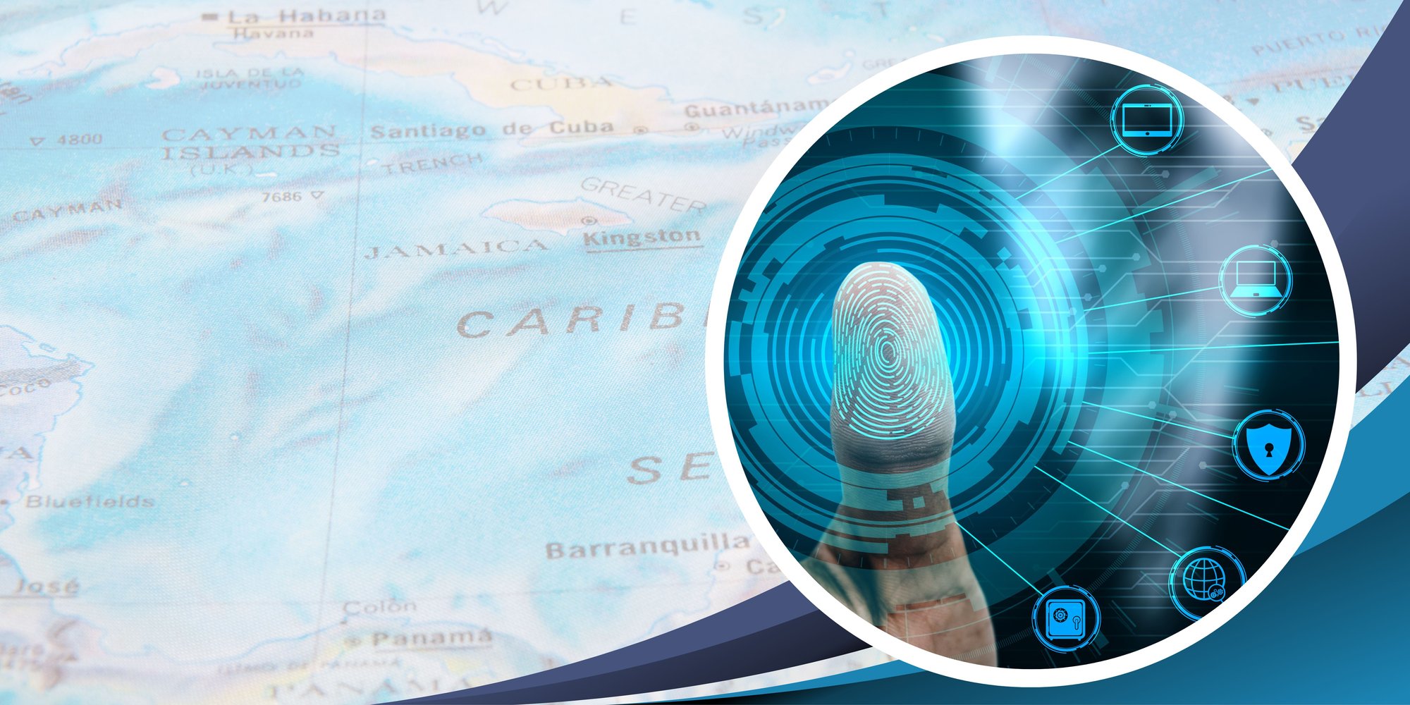 Navy and White Modern IT Technology and Solution Banner Landscape  (1)